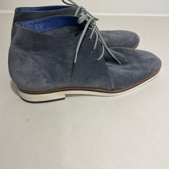 Men’s Hester Van Eeghen chukka boots gray suede size 39 lace up white sole - Picture 6 of 9